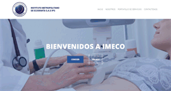 Desktop Screenshot of imeco.com.co