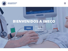 Tablet Screenshot of imeco.com.co