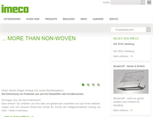 Tablet Screenshot of imeco.de